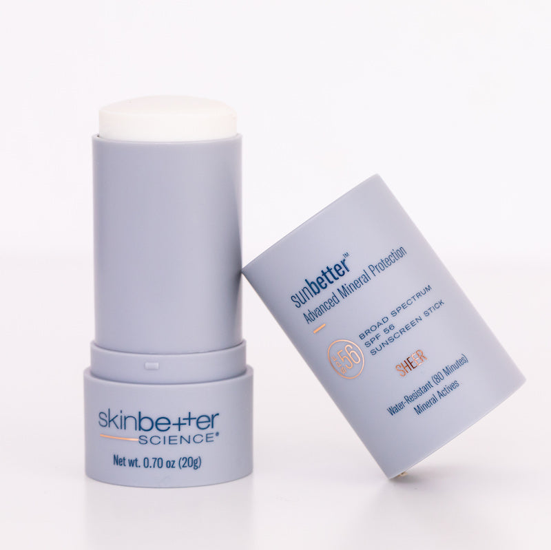 sunbetter SHEER SPF 56 Sunscreen Stick open tilt